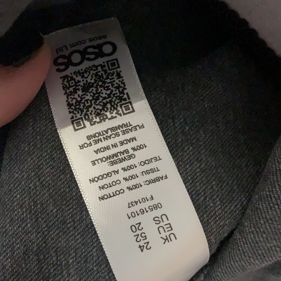 ASOS Denim Smock Mini Dress - Picture 7 of 7